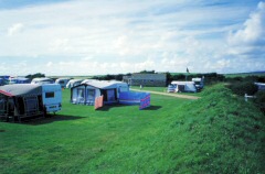 Camp site by the sea