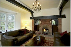 Luxury accommodation overlooking the sea at Luccombe