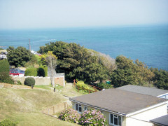 Villas and caravans close to the beach