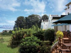Half board holiday chalets close to the sea, Warner Norton Grange Coastal Resort, Yarmouth, Isle of Wight