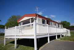 Self catering holiday caravan near the sea