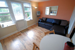 Holiday chalet with decked balcony, Squirrel